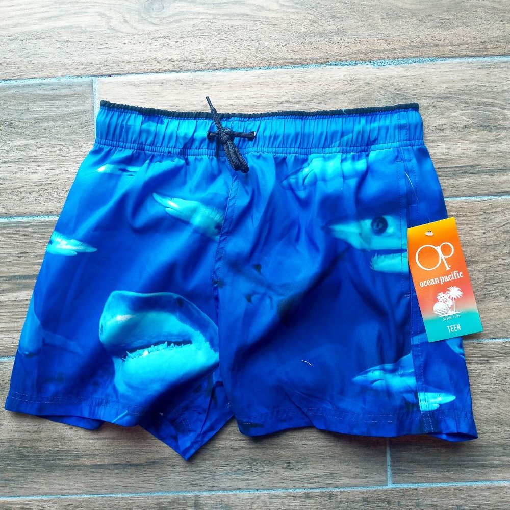 Ocean Pacific Boardshorts - "Great White"